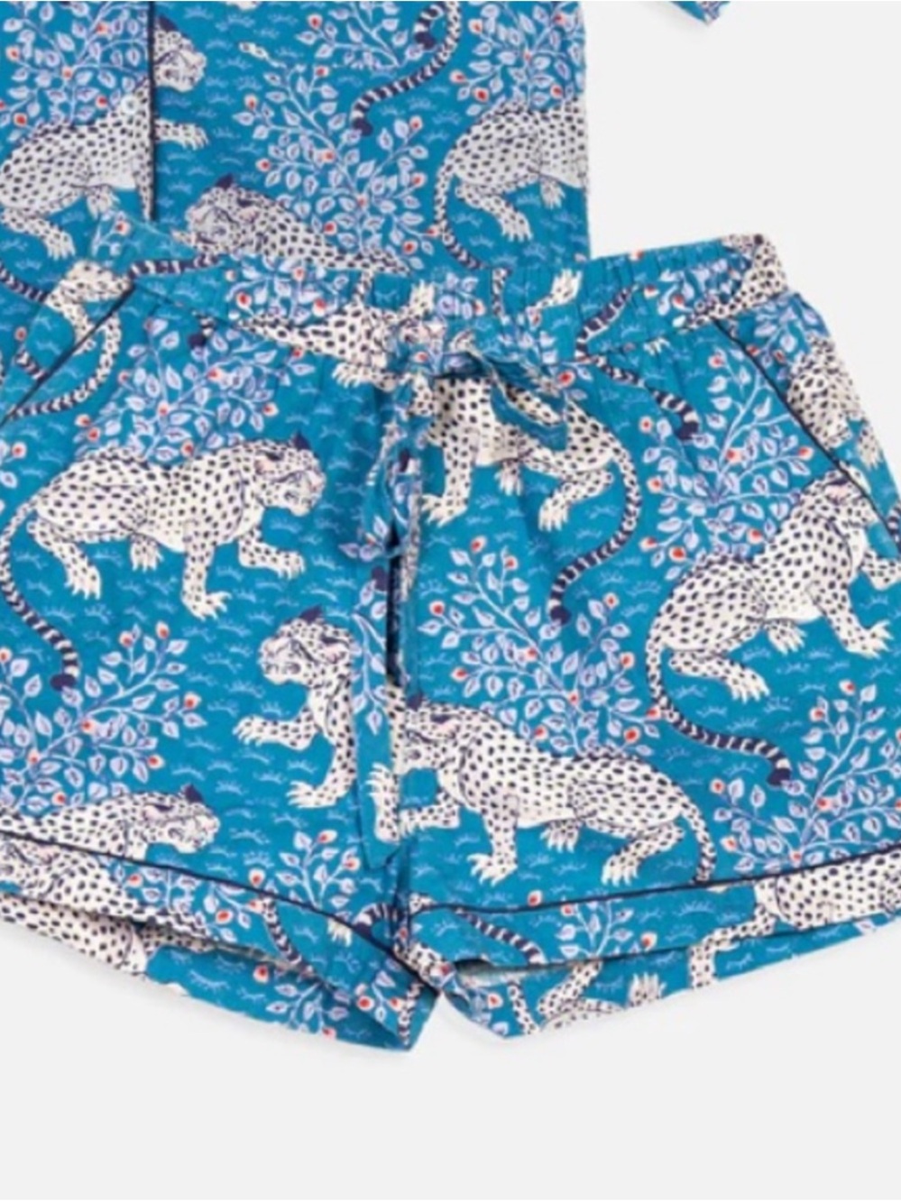NEW Printfresh Women’s Bagheera Indigo Pajama Lounge Shorts XS